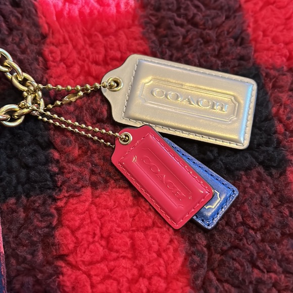 Coach Poppy Plaid Shoulder Bag - Picture 3 of 7